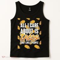 All I Care About Is Tacos Tank Top thumb 2