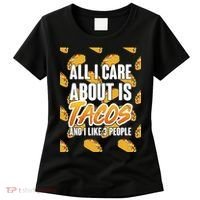 All I Care About Is Tacos Women's T-Shirt thumb 0