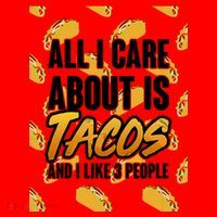 All I Care About Is Tacos Santa Hat thumb 1