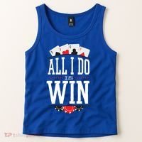 All I Do Is Win Poker Tank Top thumb 2