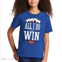 All I Do Is Win Poker Kids T-Shirt thumb 2
