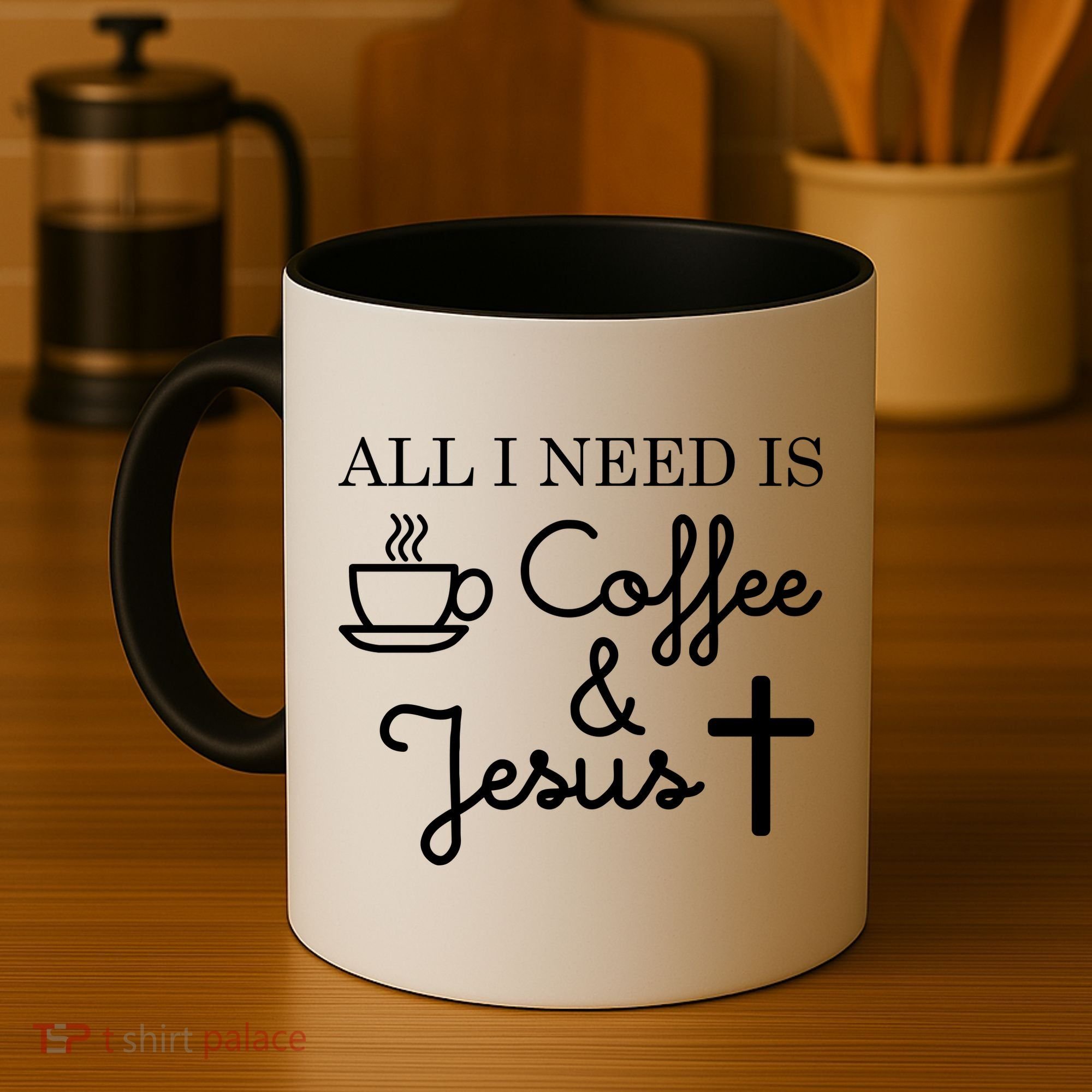 All I Need is Coffee and Jesus Coffee Mug
