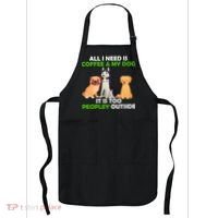 All I Need Is Coffee And My Dog Apron thumb 0