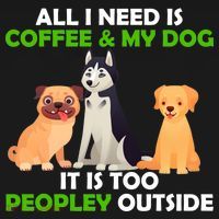 All I Need Is Coffee And My Dog Women's Hoodie thumb 2