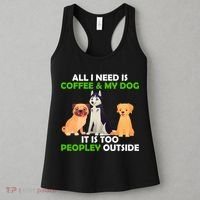 All I Need Is Coffee And My Dog Women's Tank Top thumb 3
