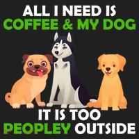 All I Need Is Coffee And My Dog Hat thumb 2