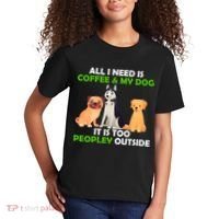 All I Need Is Coffee And My Dog Kids T-Shirt thumb 2