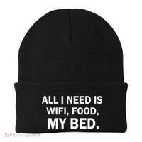 All I Need Is Wifi Food  Beanie thumb 0
