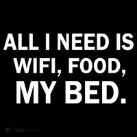 All I Need Is Wifi Food  Ornament thumb 1