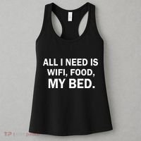 All I Need Is Wifi Food  Women's Tank Top thumb 3