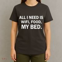 All I Need Is Wifi Food  T-Shirt thumb 4