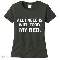 All I Need Is Wifi Food  Women's T-Shirt thumb 0