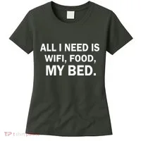 All I Need Is Wifi Food  Women's T-Shirt thumb 0