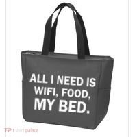 All I Need Is Wifi Food  Tote Bag thumb 3