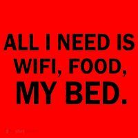 All I Need Is Wifi Food  Santa Hat thumb 1