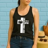 All I Need Today Is Camping And Whole Lot Of Jesus Women's Tank Top thumb 2