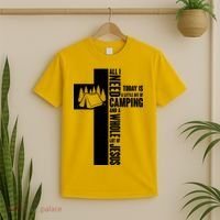 All I Need Today Is Camping And Whole Lot Of Jesus T-Shirt thumb 2