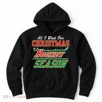 All I Want For Christmas Is A Hockey Season Hoodie thumb 0