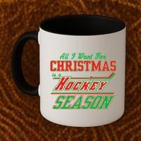 All I Want For Christmas Is A Hockey Season Coffee Mug thumb 2