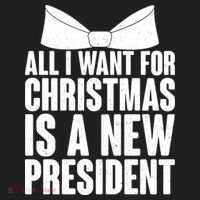 All I Want For Christmas Is A New President Beanie thumb 2