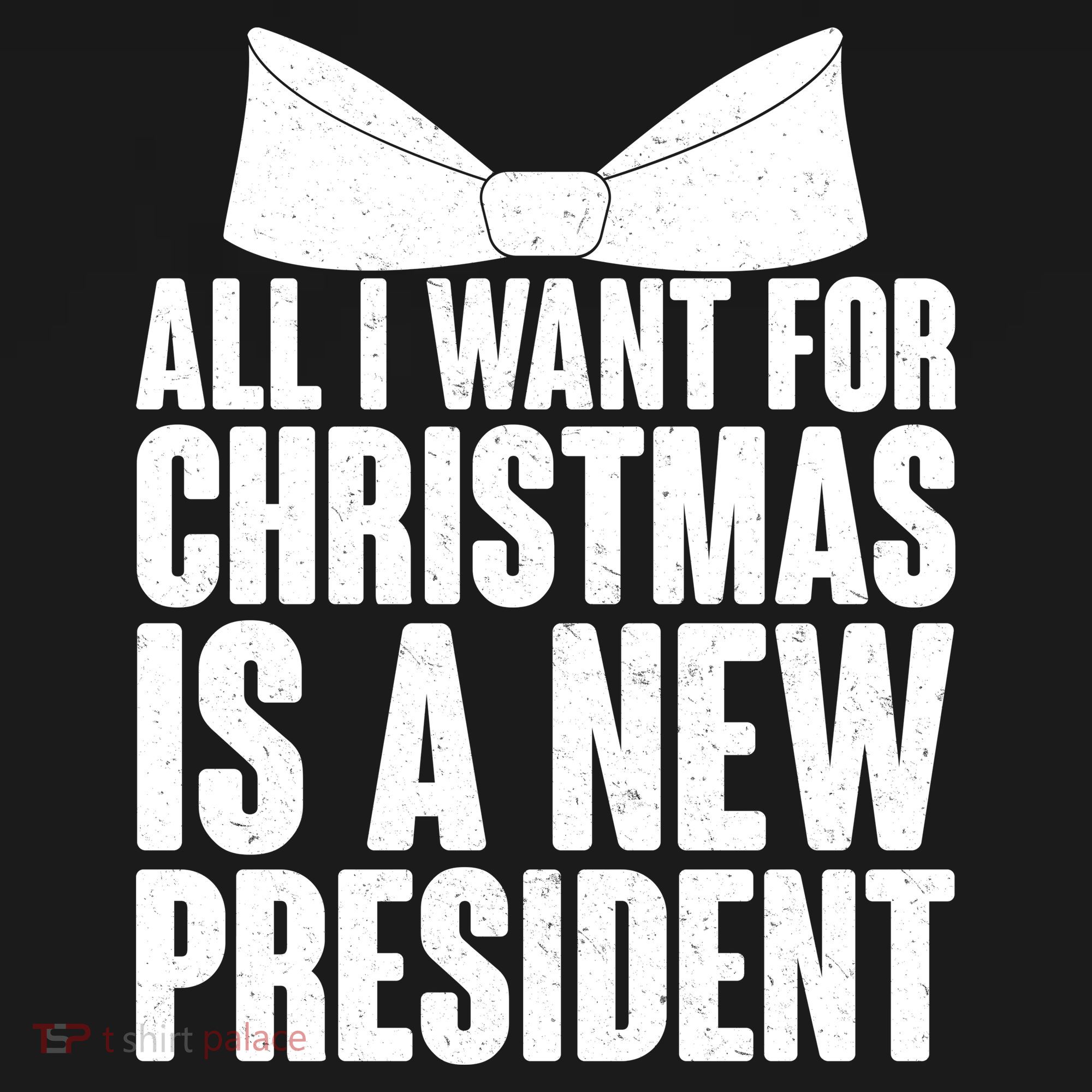 All I Want For Christmas Is A New President Women's Perfect Tri Tunic Long Sleeve Shirt