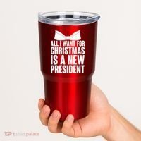 All I Want For Christmas Is A New President Tumbler thumb 2
