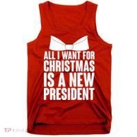 All I Want For Christmas Is A New President Tank Top thumb 0