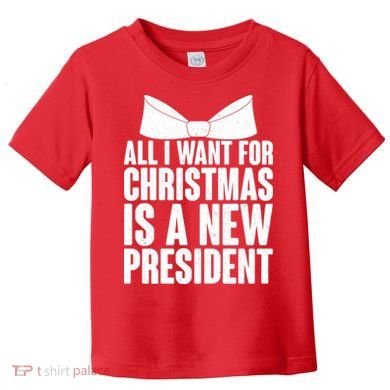 All I Want For Christmas Is A New President Toddler T-Shirt