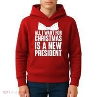 All I Want For Christmas Is A New President Kids Hoodie thumb 4