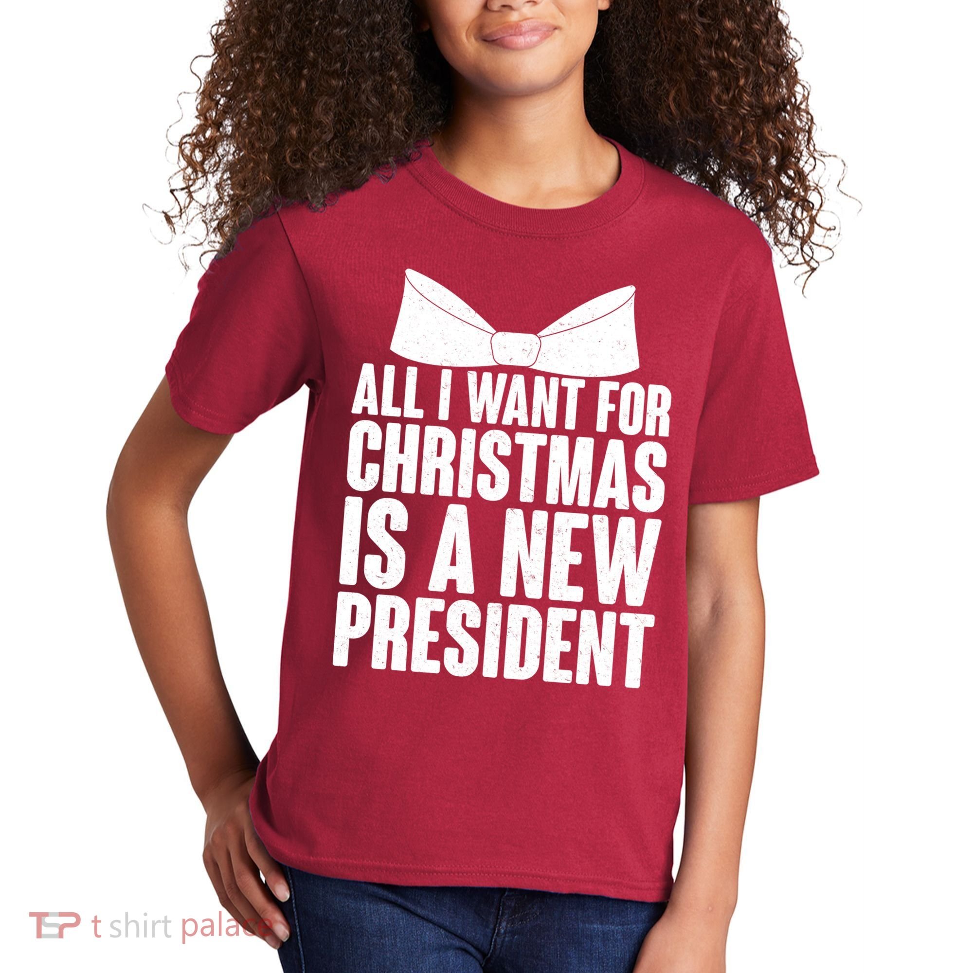 All I Want For Christmas Is A New President Kids T-Shirt
