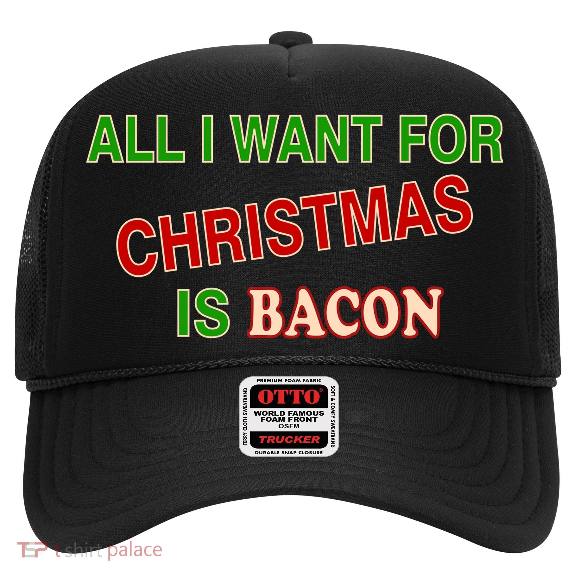 All I Want For Christmas Is Bacon Hat
