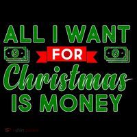 All I Want for Christmas is Money Mousepad thumb 1