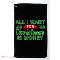All I Want for Christmas is Money Golf Towel thumb 0