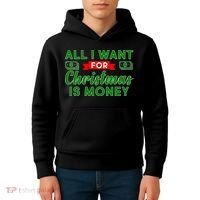 All I Want for Christmas is Money Kids Hoodie thumb 4