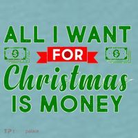 All I Want for Christmas is Money Sueded Cloud Jersey T-Shirt thumb 2