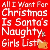 All I Want For Christmas Is Santa's Naughty Girls List Women's Tank Top thumb 5