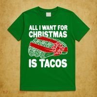 All I Want For Christmas Is Tacos Funny T-Shirt thumb 5