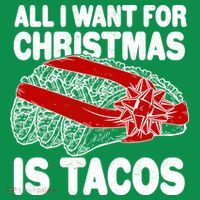 All I Want For Christmas Is Tacos Funny Toddler T-Shirt thumb 4