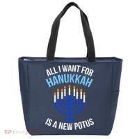All I Want For Hanukkah Is A New Potus Tote Bag thumb 0