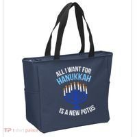 All I Want For Hanukkah Is A New Potus Tote Bag thumb 2