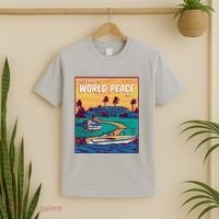 All I Want Is World Peace And Money T-Shirt thumb 2