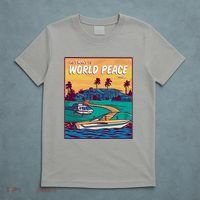 All I Want Is World Peace And Money T-Shirt thumb 5