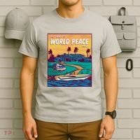 All I Want Is World Peace And Money T-Shirt thumb 6