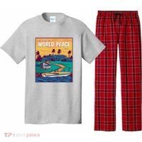 All I Want Is World Peace And Money Pajama Set thumb 0