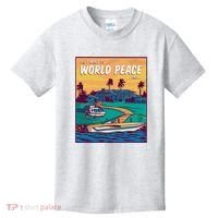 All I Want Is World Peace And Money Kids T-Shirt thumb 0