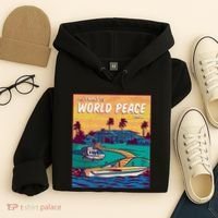 All I Want Is World Peace And Money Hoodie thumb 4