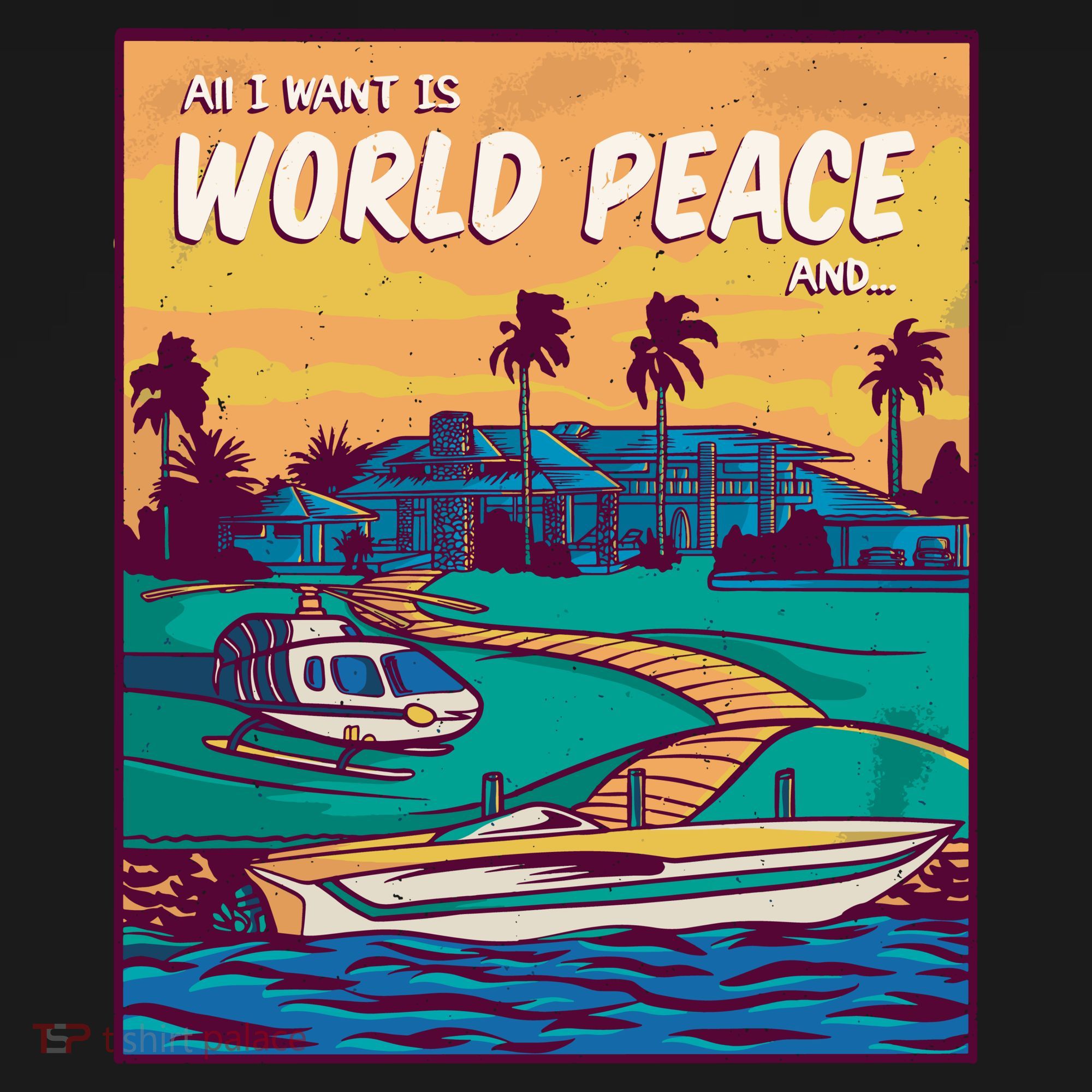 All I Want Is World Peace And Money Button