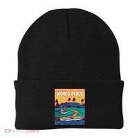 All I Want Is World Peace And Money Beanie thumb 0