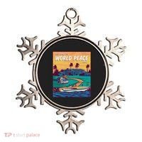 All I Want Is World Peace And Money Ornament thumb 0