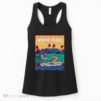 All I Want Is World Peace And Money Women's Tank Top thumb 0